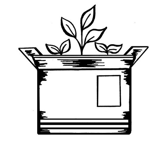 Line Drawing for Westmorland by Ellie May, Biodegradable Image.