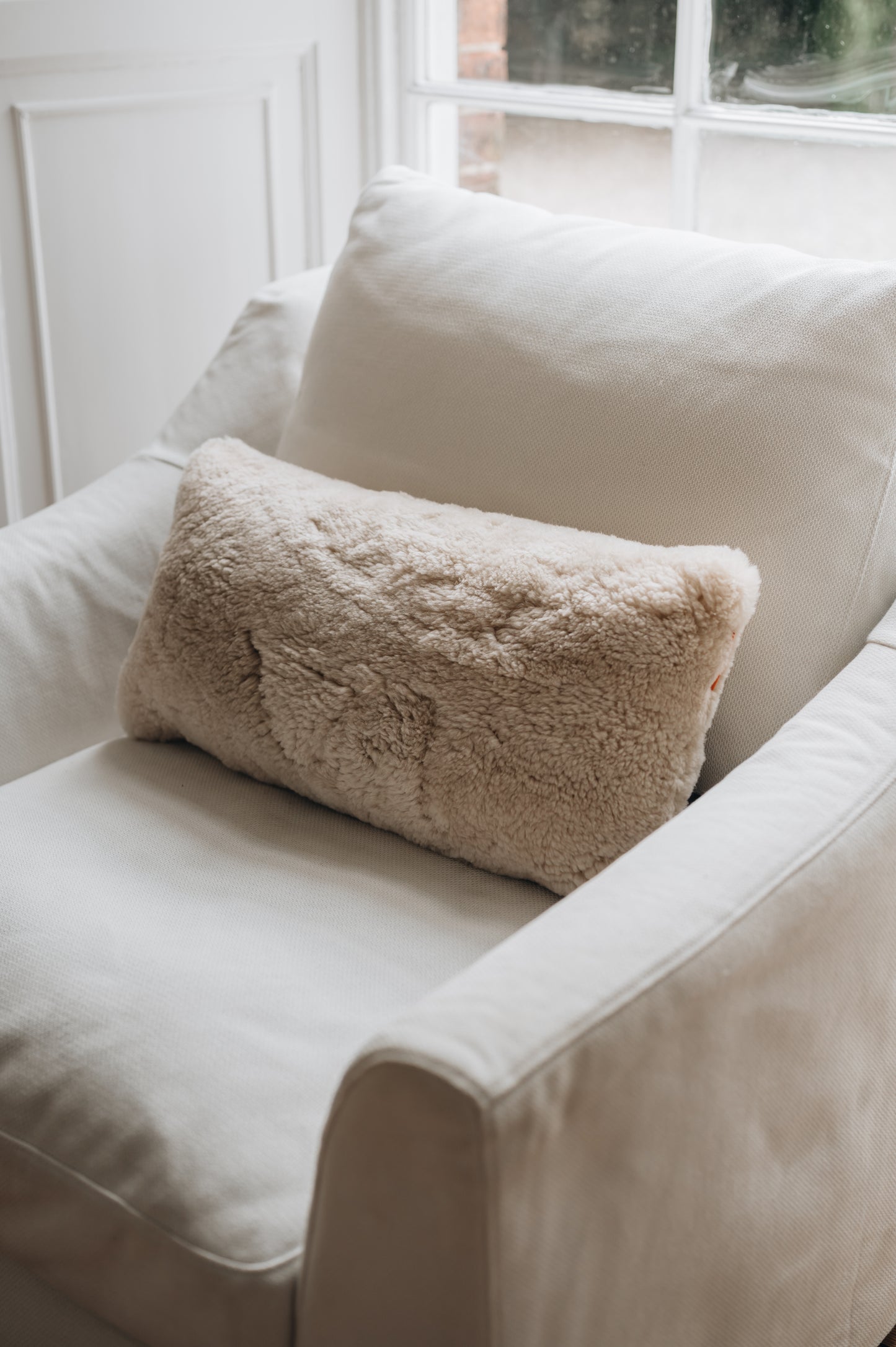Rectangular Sheepskin Cushions - Waste Less