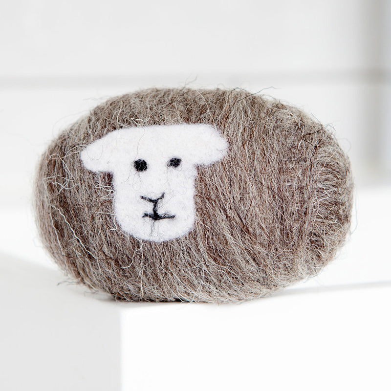 Herdwick Felted wool Covered Lanolin Soap from Little Beau Sheep