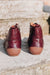 Burgundy Leather Hand crafted Ladies Boots from Safe Step in Europe