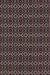 Melin Tregwynt woven wool throw or blanket in dark purple with lilac and grey Vintage Rose pattern repeat