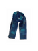 woven wool scarf in ocean blue colours by salt weave studio