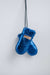 Metallic Blue Sheepskin Mittens for baby