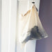 Mesh cotton reusable produce bag.