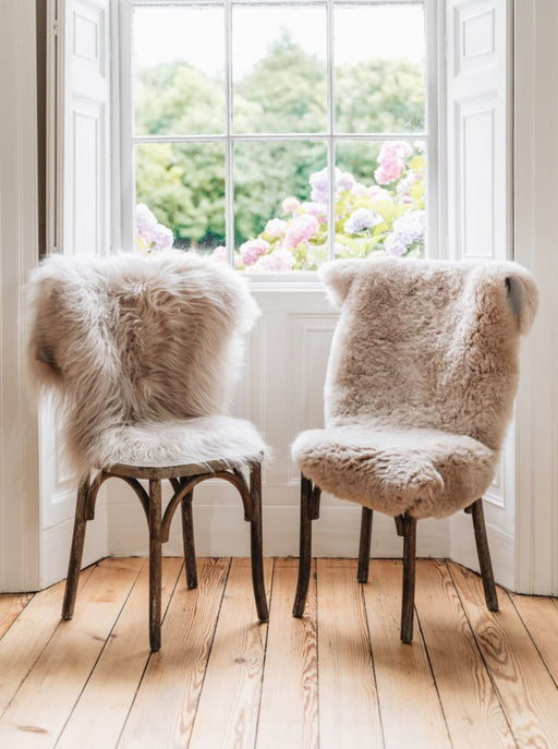 Nude Long & Short Haired Icelandic Sheepskin Rug