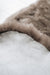 Taupe Short Haired Icelandic Sheepskin Rug - detail