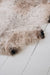 Icelandic Sheepskin Rug with Natural Dark Edges