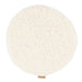 sheepskin non padded round seat pad by shepherd of sweden in creme