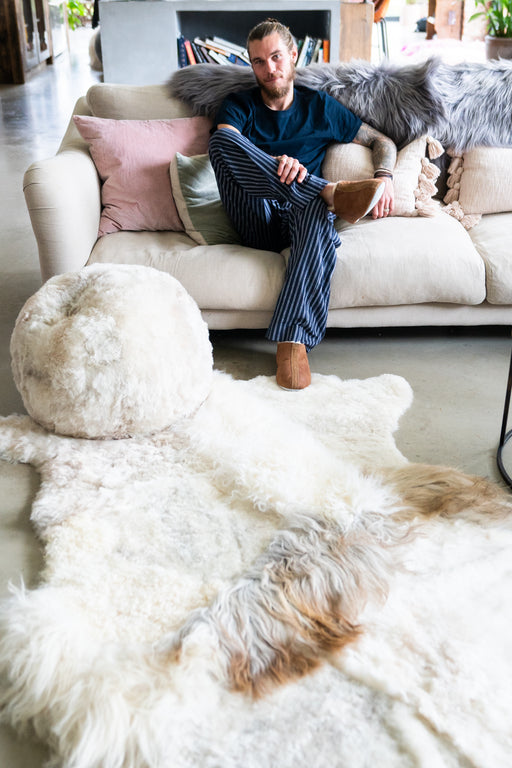 Multilayer Melange Icelandic Sheepskin Rug