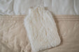 White Waste Less Sheepskin Hot Water Bottle Covers by Westmorland Sheepskins