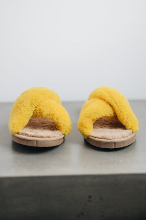 Women's Sheepskin Slide Slippers - DORIS