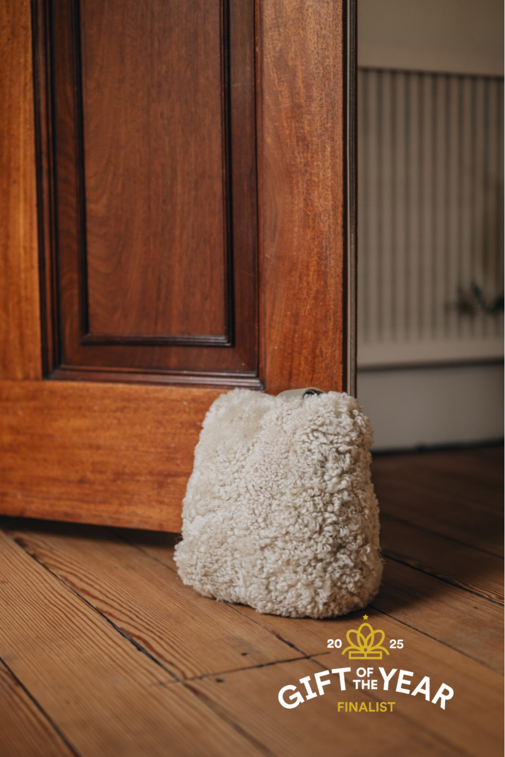 waste less door stop in oatmeal