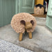 Walnut and Oak Ewemoo Sheep Shaped Footstool.