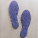 Lilac Purple AW22 Sheepskin and Cork Cuttable Insoles.