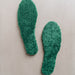Green AW22 Sheepskin and Cork Cuttable Insoles.