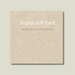 Digital Gift Card