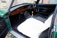 Inside of vintage car shows Natural Sheepskin Car seat cover.