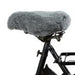 Granit Grey Wide Sheepskin Bike Seat Cover.
