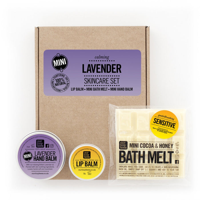 MINI Lavender Skincare Set from Our Little Bees.