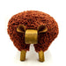 Rusty Hen and Oak Ewemoo Sheep Shaped Footstool.